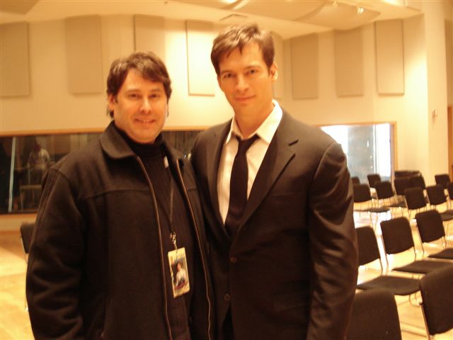 With Harry Connick Jr, 2007